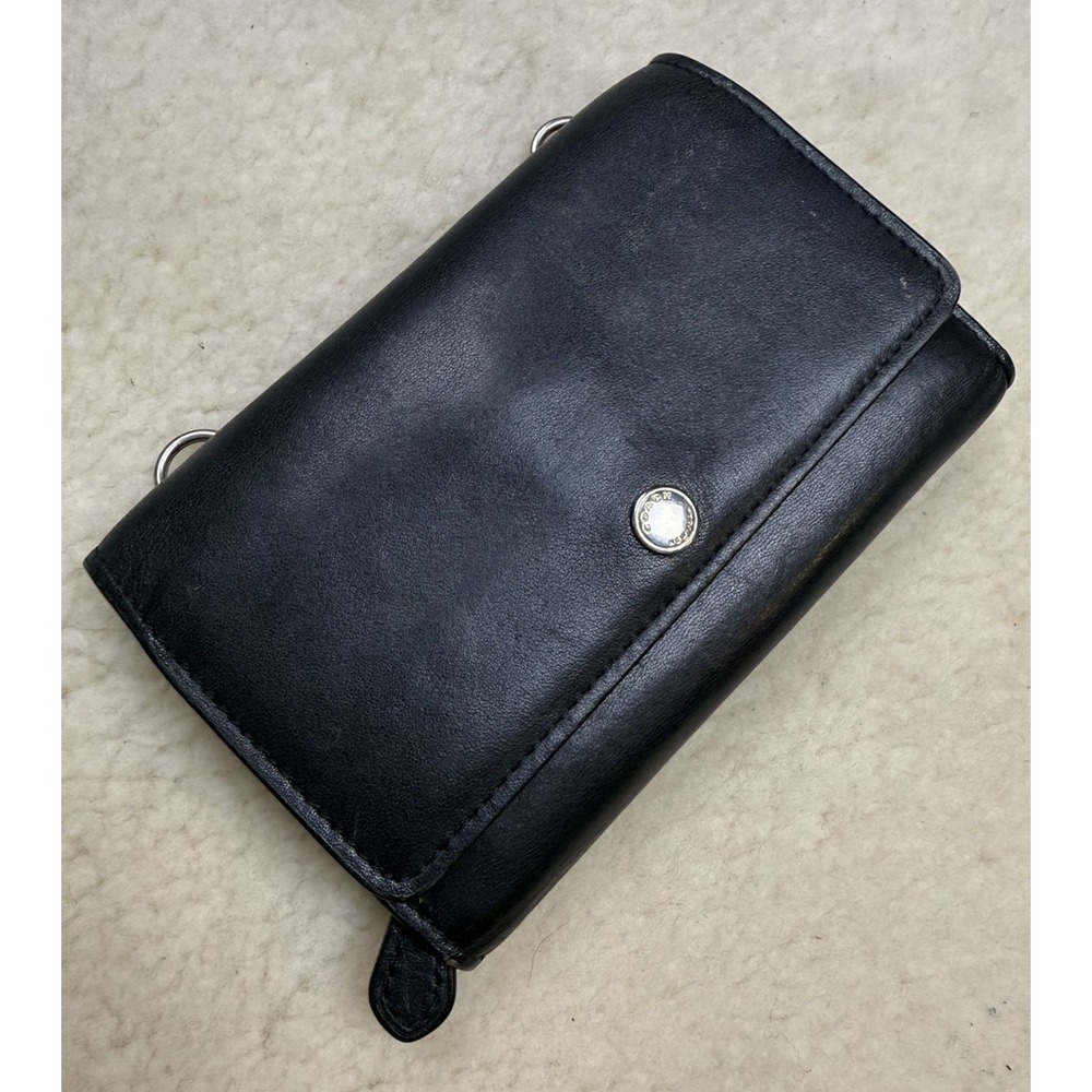 Vintage Coach Convertible Clutch Crossbody Wallet Organizer Trifold NO STRAP